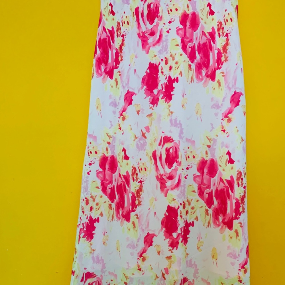 Floral skirt tea length